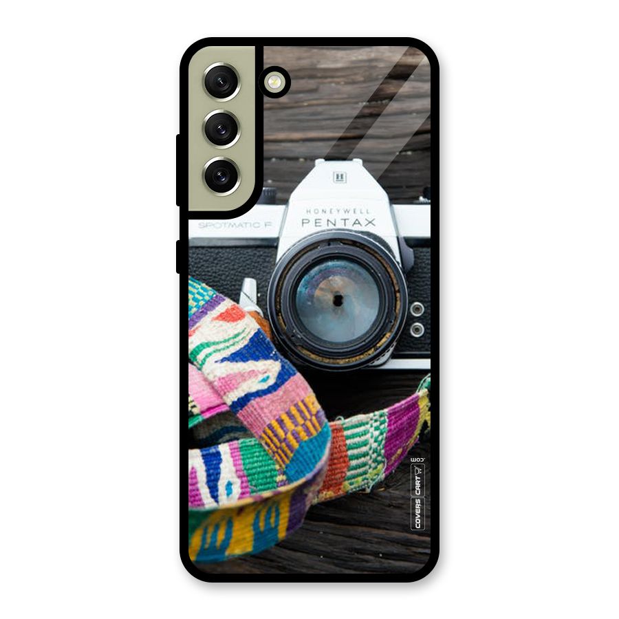 Antique Camera Glass Back Case for Galaxy S21 FE 5G
