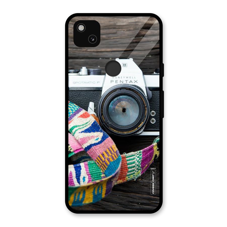 Antique Camera Glass Back Case for Google Pixel 4a