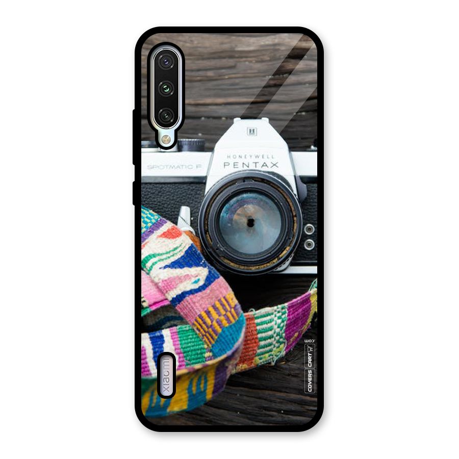 Antique Camera Glass Back Case for Mi A3