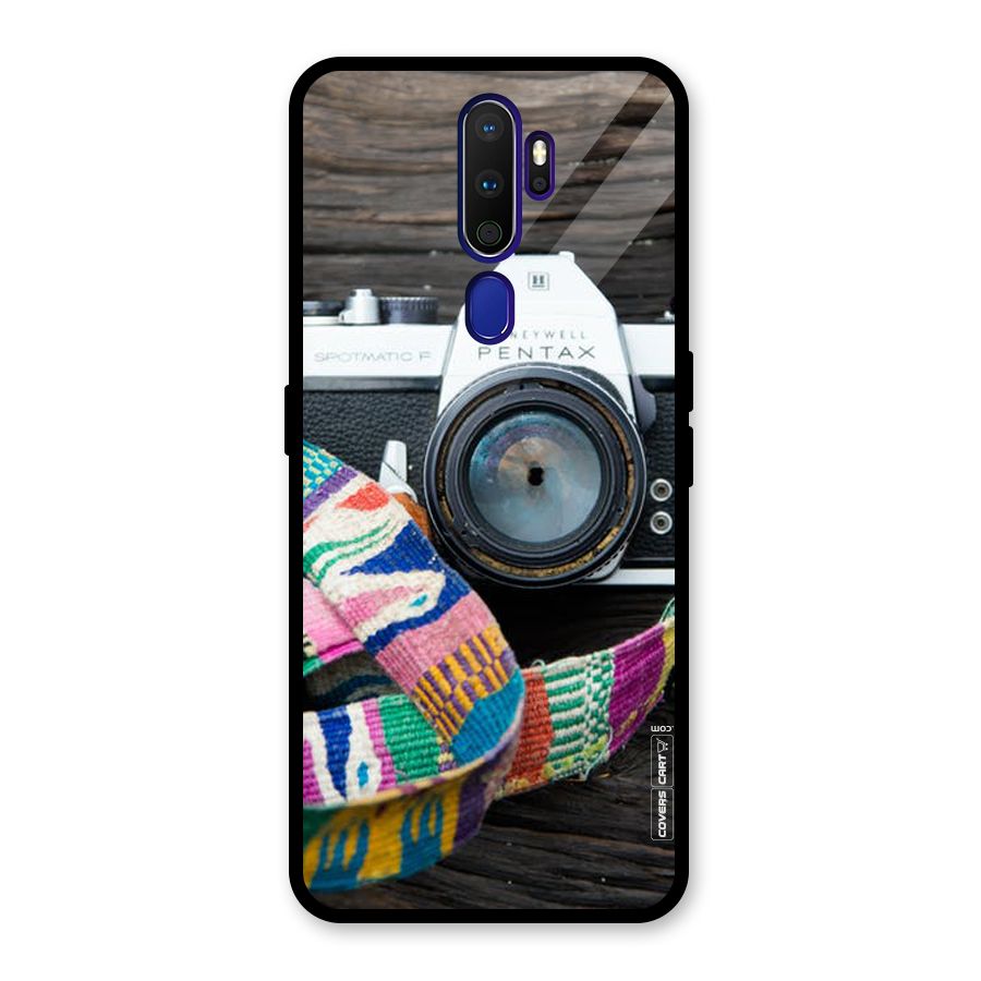 Antique Camera Glass Back Case for Oppo A9 (2020)