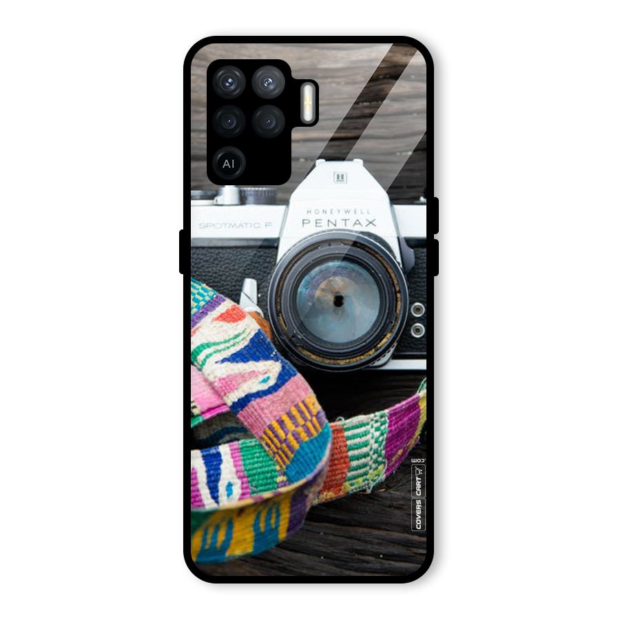 Antique Camera Glass Back Case for Oppo F19 Pro