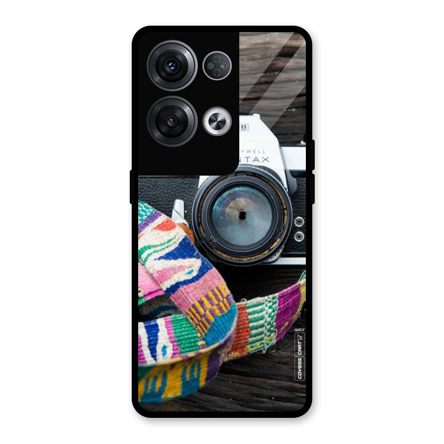 Antique Camera Glass Back Case for Oppo Reno8 Pro 5G