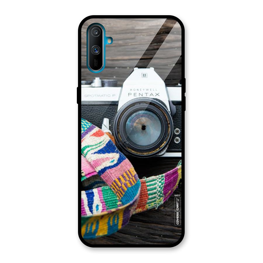 Antique Camera Glass Back Case for Realme C3