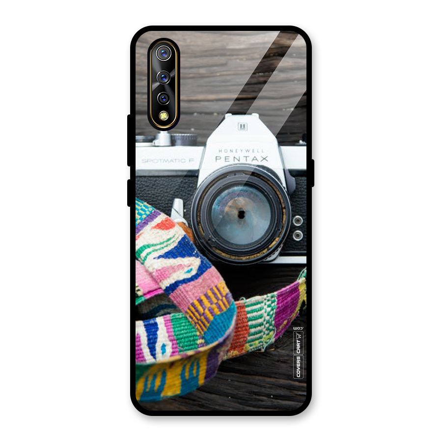 Antique Camera Glass Back Case for Vivo S1
