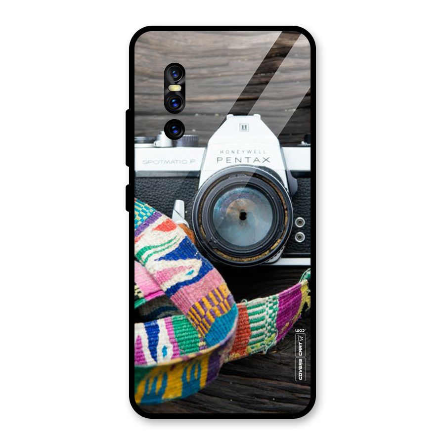 Antique Camera Glass Back Case for Vivo V15 Pro
