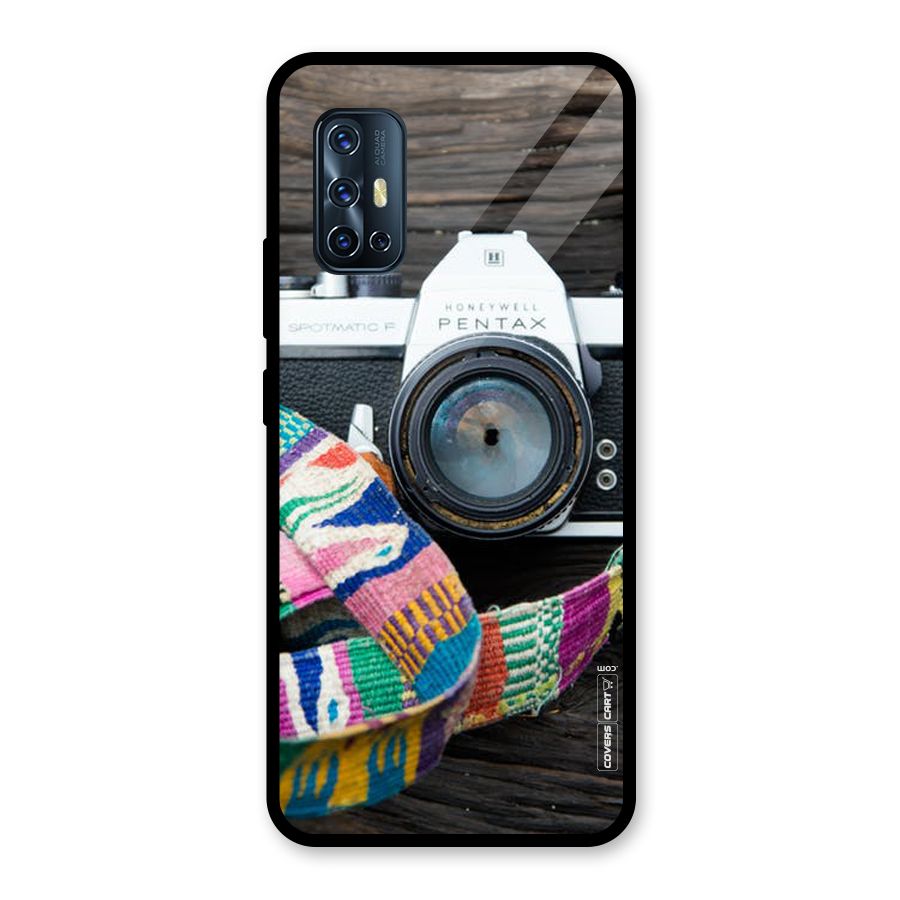 Antique Camera Glass Back Case for Vivo V17