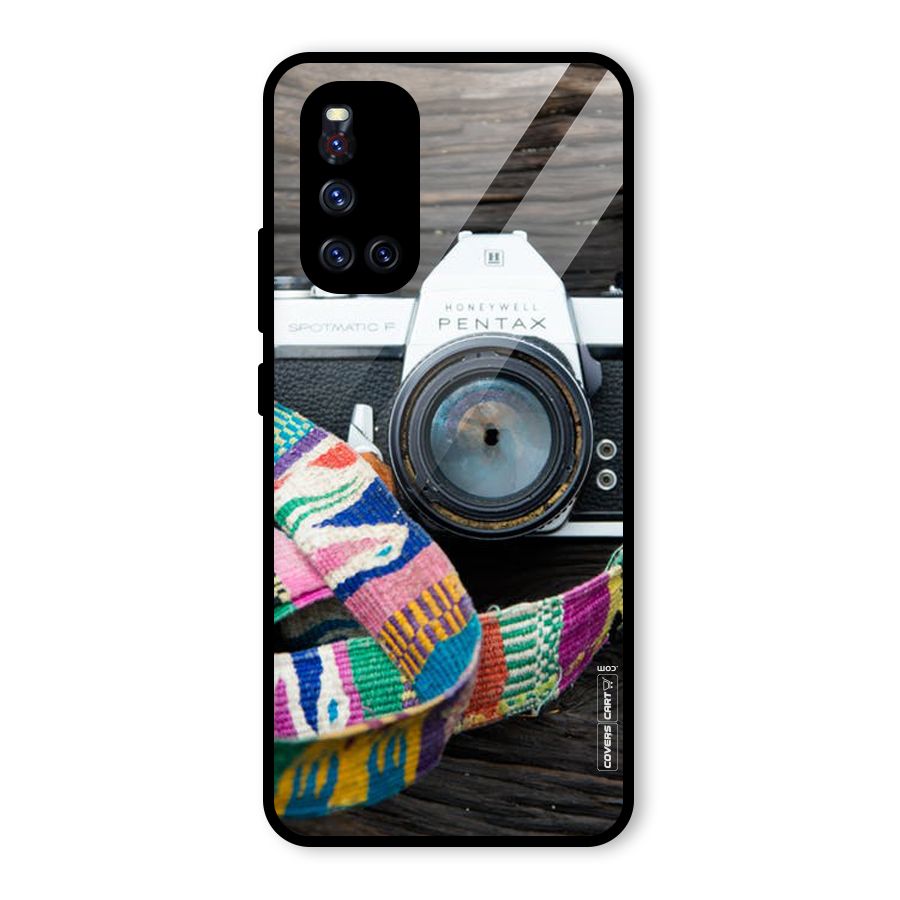 Antique Camera Glass Back Case for Vivo V19