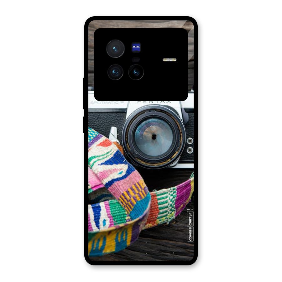 Antique Camera Glass Back Case for Vivo X80