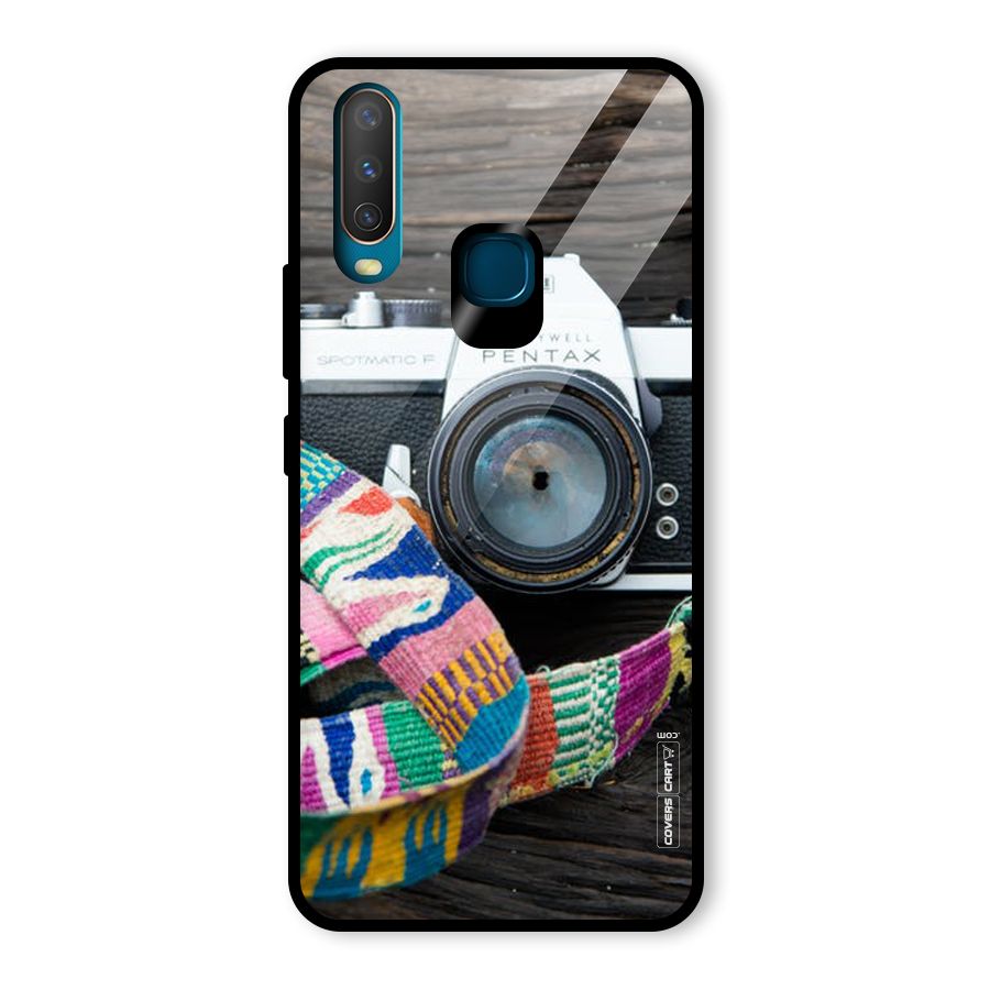 Antique Camera Glass Back Case for Vivo Y12
