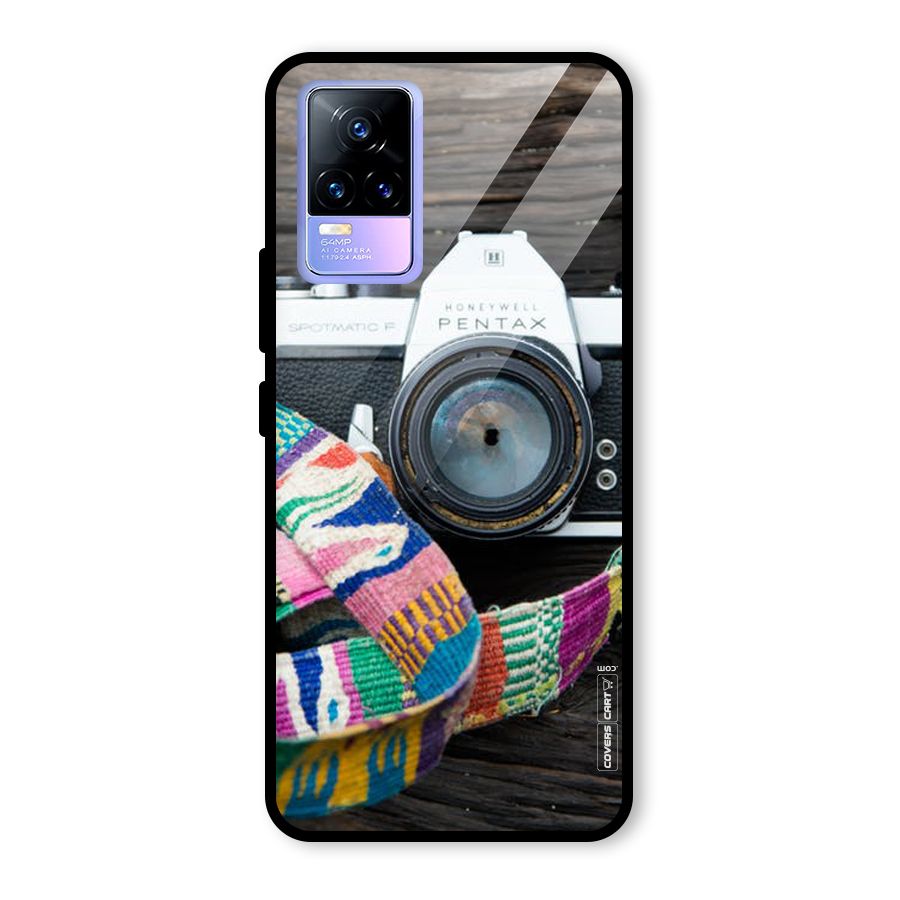 Antique Camera Glass Back Case for Vivo Y73