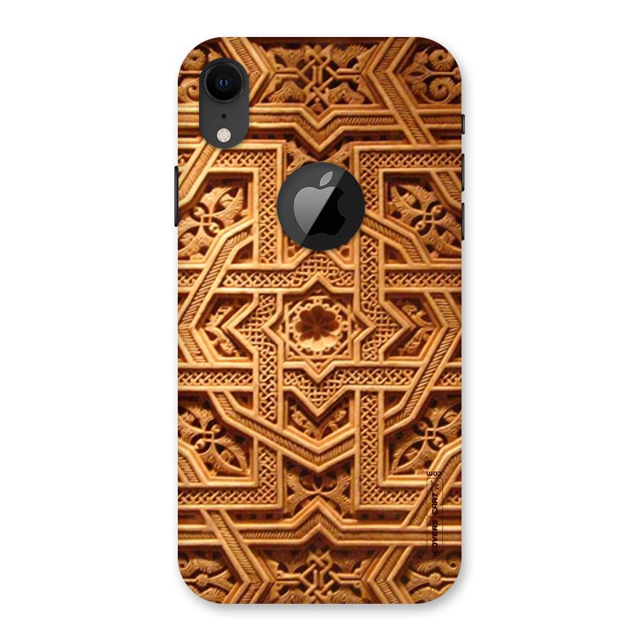 Archaic Wall Back Case for iPhone XR Logo Cut