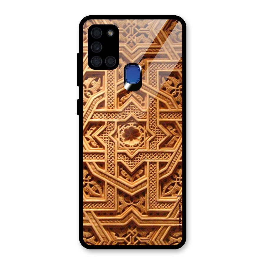 Archaic Wall Glass Back Case for Galaxy A21s