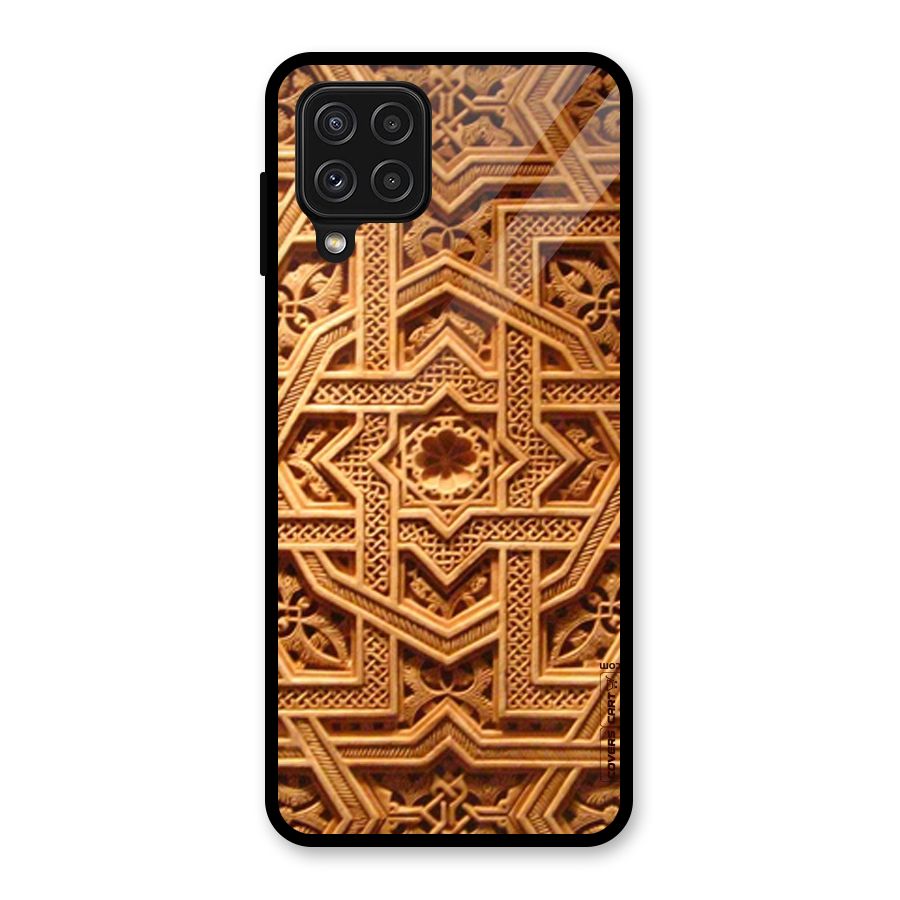 Archaic Wall Glass Back Case for Galaxy A22 4G
