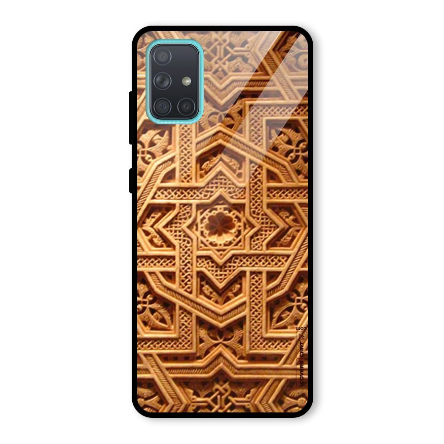 Archaic Wall Glass Back Case for Galaxy A71