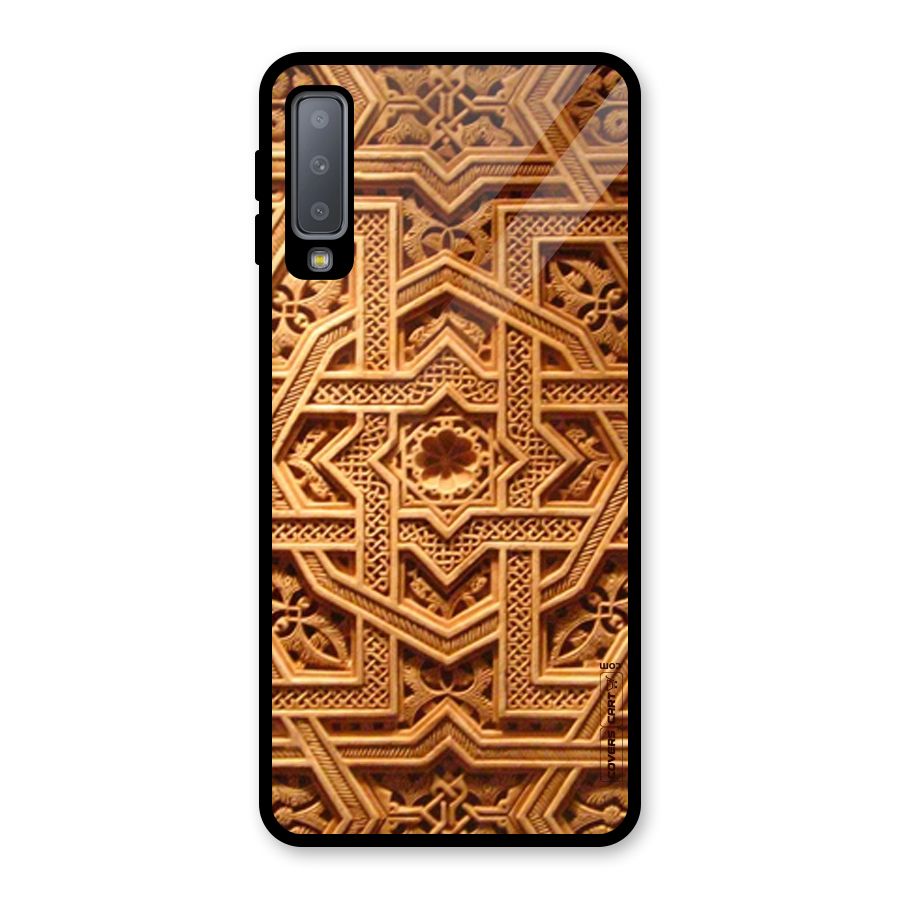 Archaic Wall Glass Back Case for Galaxy A7 (2018)