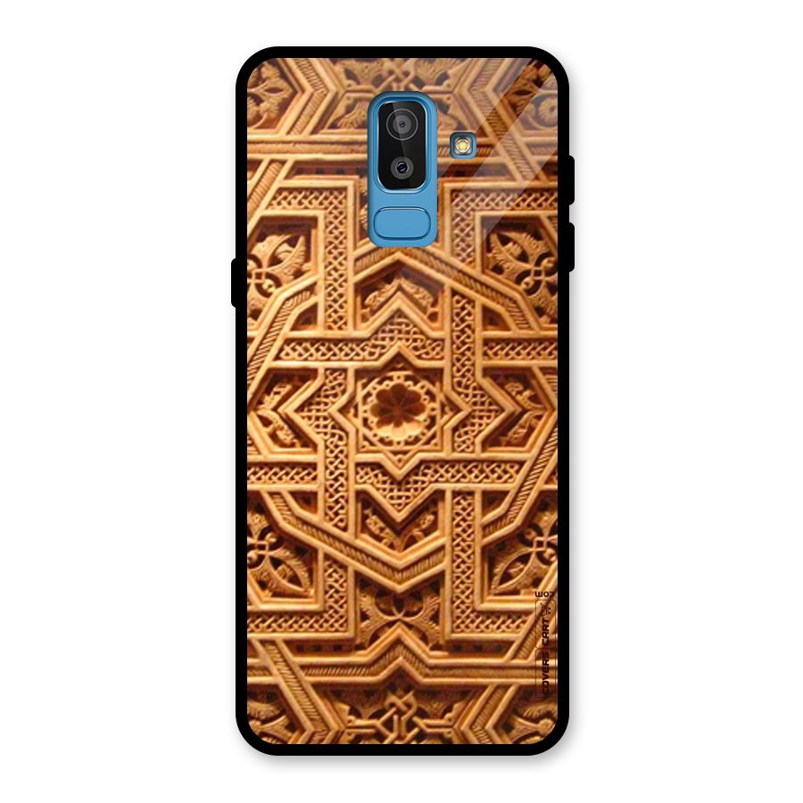 Archaic Wall Glass Back Case for Galaxy J8