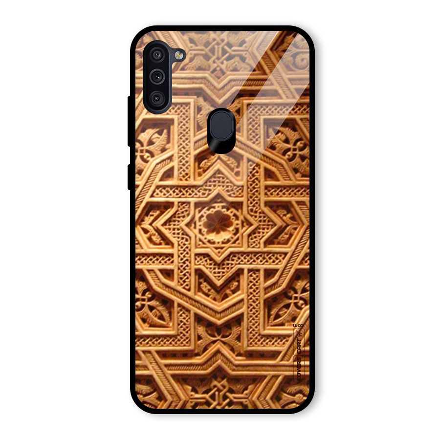 Archaic Wall Glass Back Case for Galaxy M11