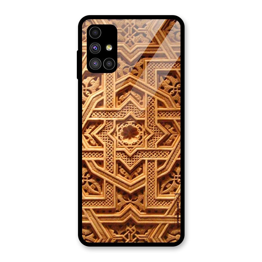 Archaic Wall Glass Back Case for Galaxy M51