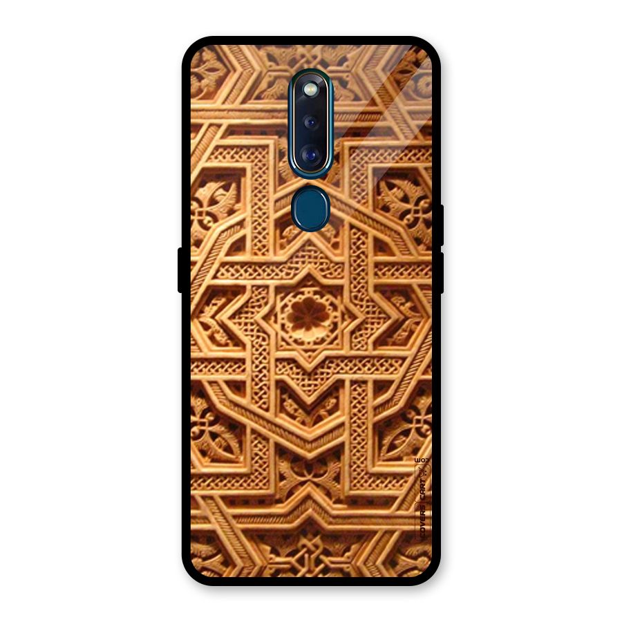 Archaic Wall Glass Back Case for Oppo F11 Pro