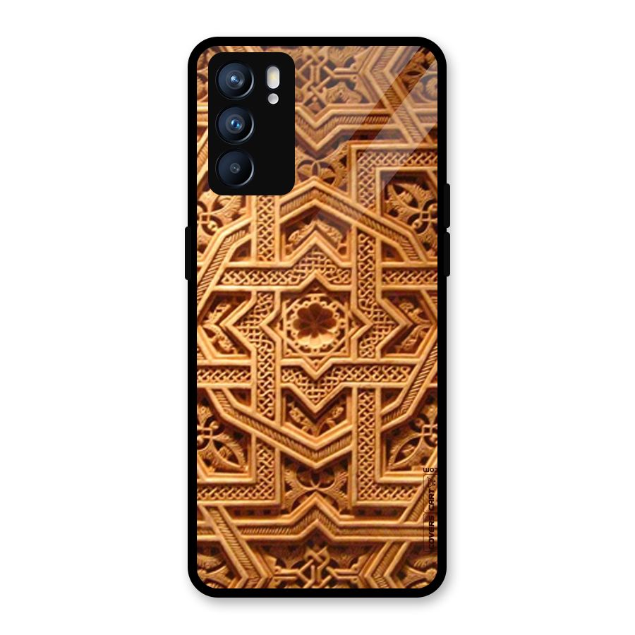 Archaic Wall Glass Back Case for Oppo Reno6 5G