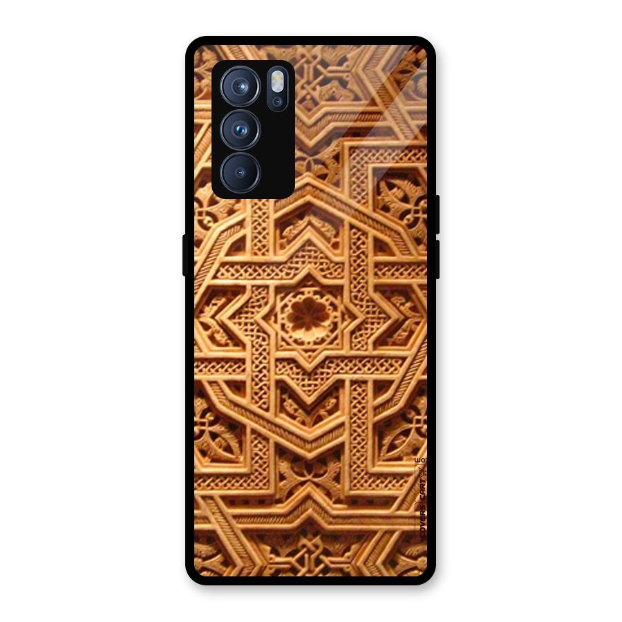 Archaic Wall Glass Back Case for Oppo Reno6 Pro 5G