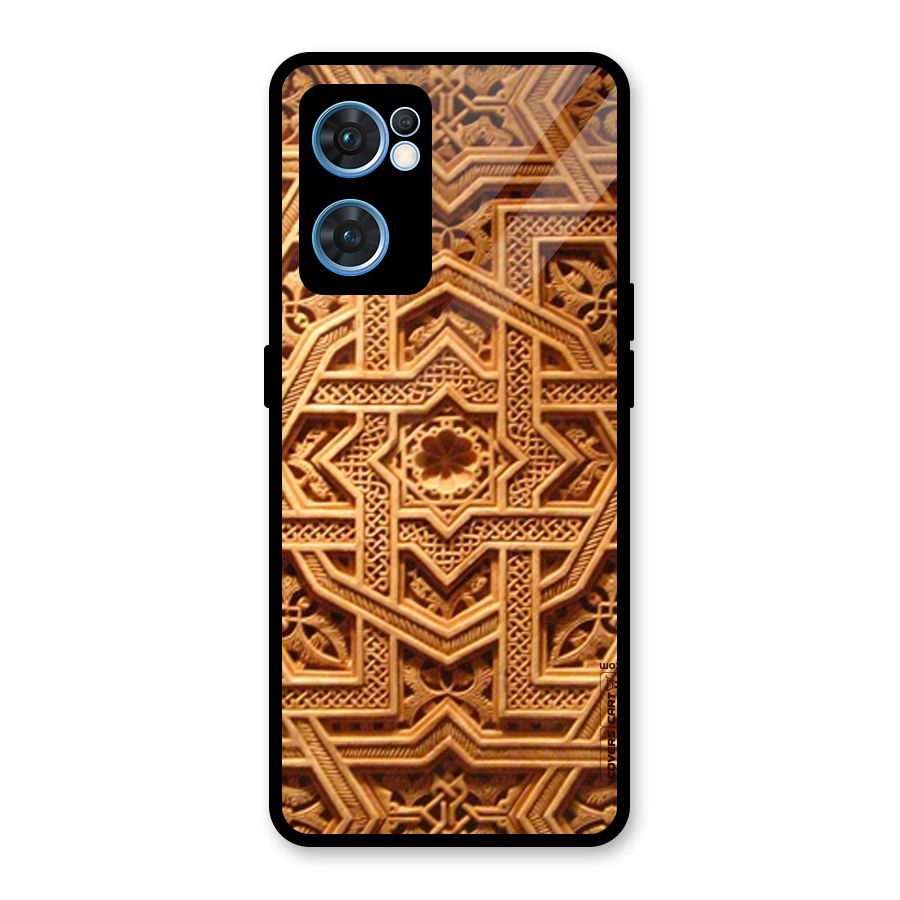 Archaic Wall Glass Back Case for Oppo Reno7 5G