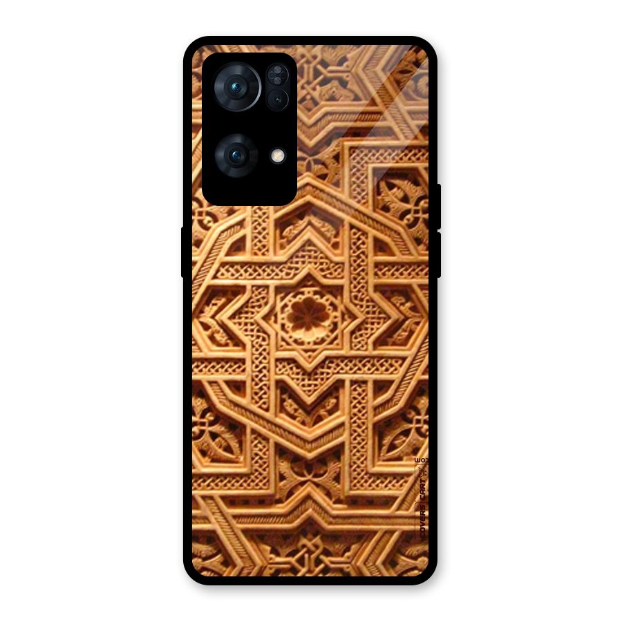 Archaic Wall Glass Back Case for Oppo Reno7 Pro 5G