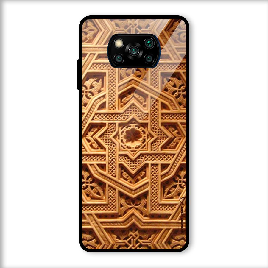 Archaic Wall Glass Back Case for Poco X3