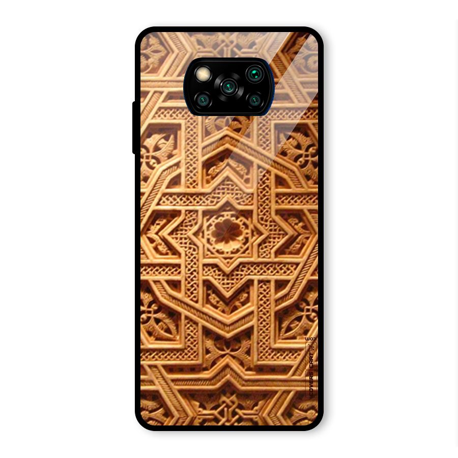Archaic Wall Glass Back Case for Poco X3 Pro