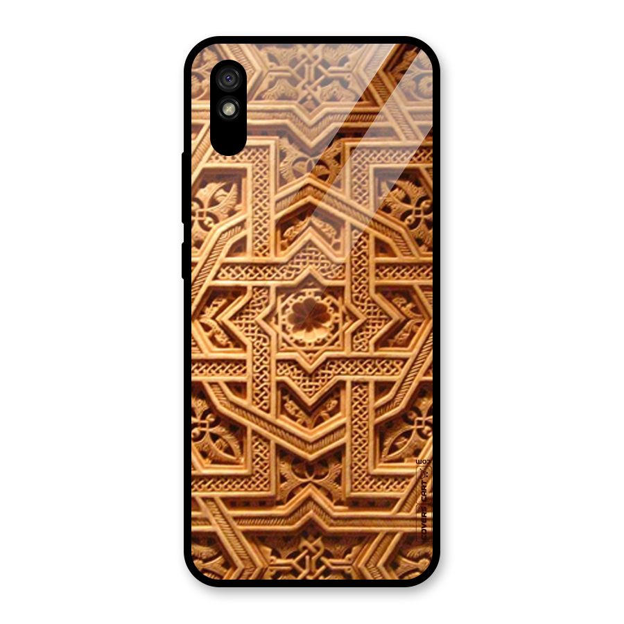 Archaic Wall Glass Back Case for Redmi 9i