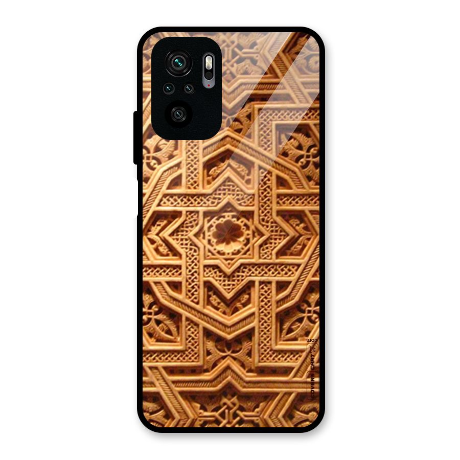 Archaic Wall Glass Back Case for Redmi Note 10S