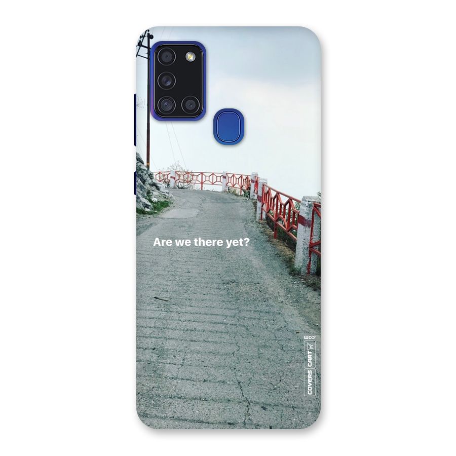 Are We There Yet Back Case for Galaxy A21s