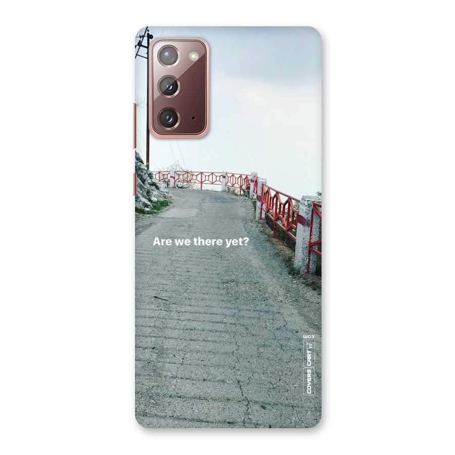 Are We There Yet Back Case for Galaxy Note 20