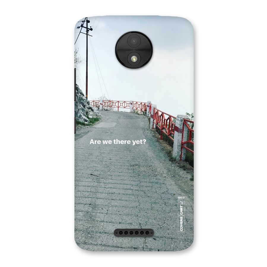 Are We There Yet Back Case for Moto C