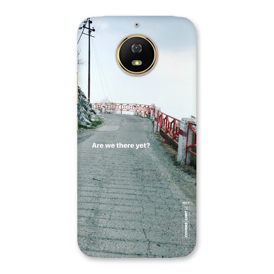 Are We There Yet Back Case for Moto G5s