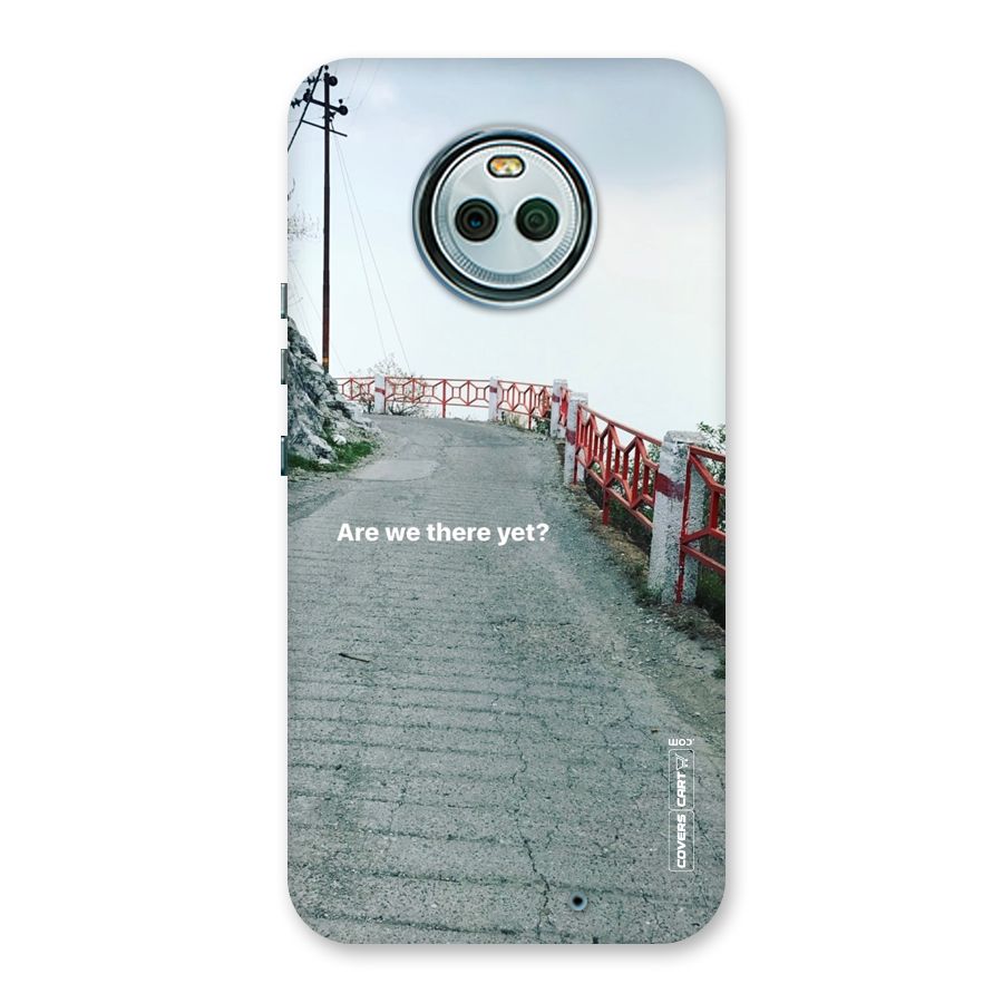 Are We There Yet Back Case for Moto X4