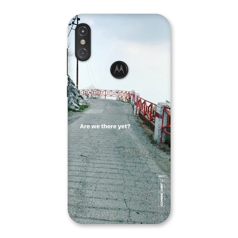 Are We There Yet Back Case for Motorola One Power