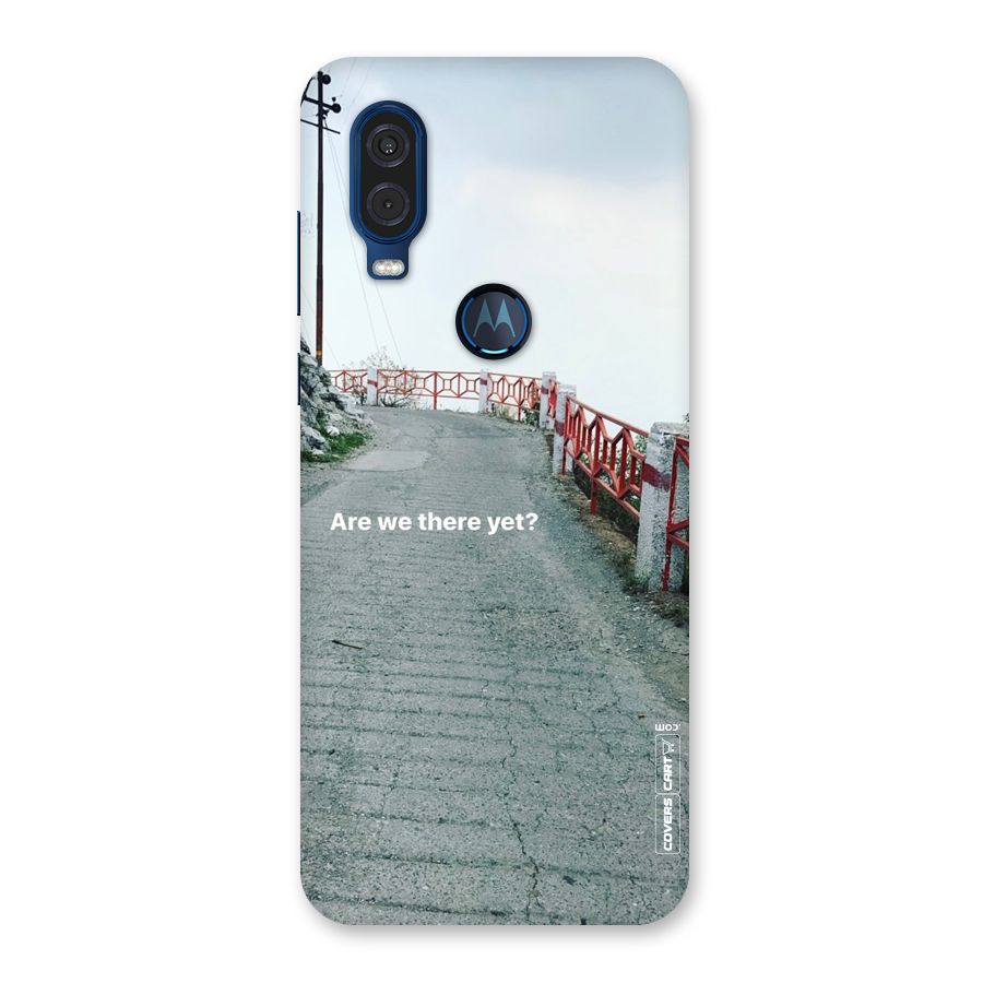 Are We There Yet Back Case for Motorola One Vision