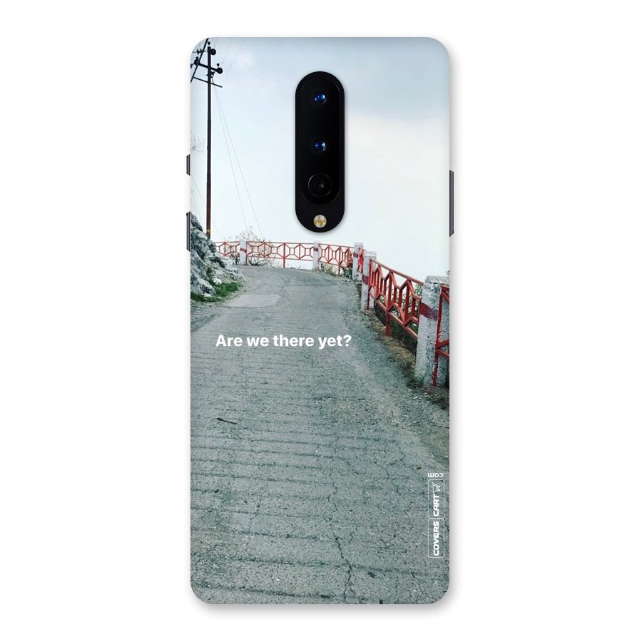 Are We There Yet Back Case for OnePlus 8