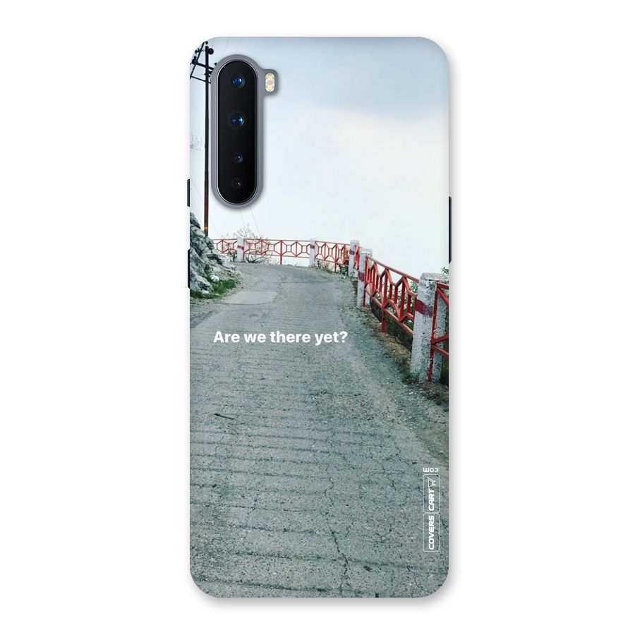 Are We There Yet Back Case for OnePlus Nord