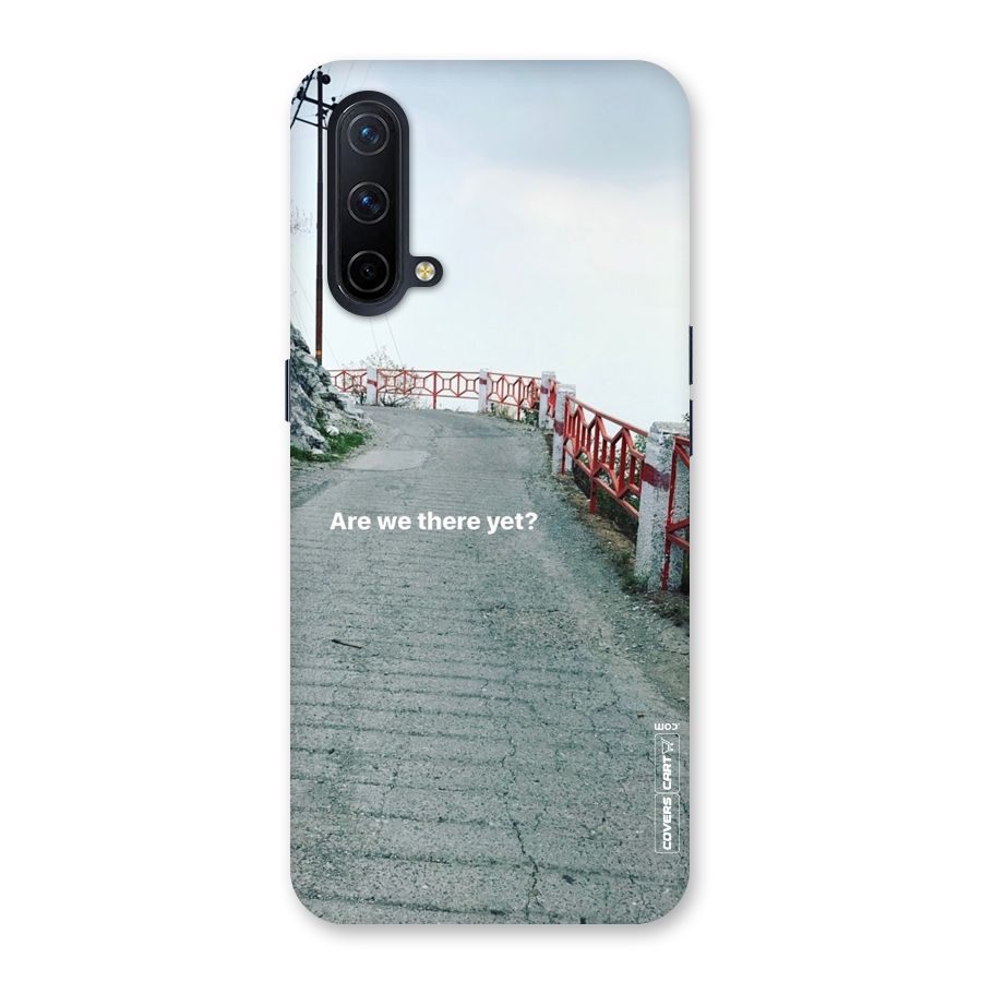 Are We There Yet Back Case for OnePlus Nord CE 5G