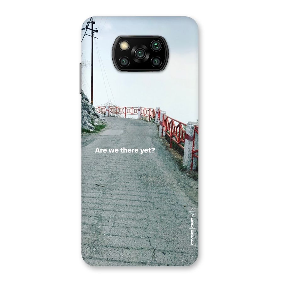Are We There Yet Back Case for Poco X3