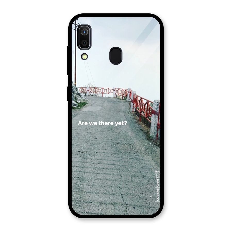 Are We There Yet Glass Back Case for Galaxy A30