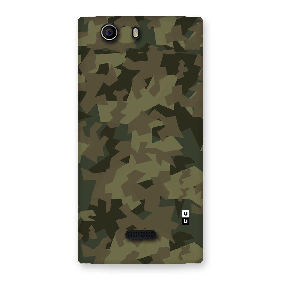 Army Abstract Back Case for Canvas Nitro 2 E311
