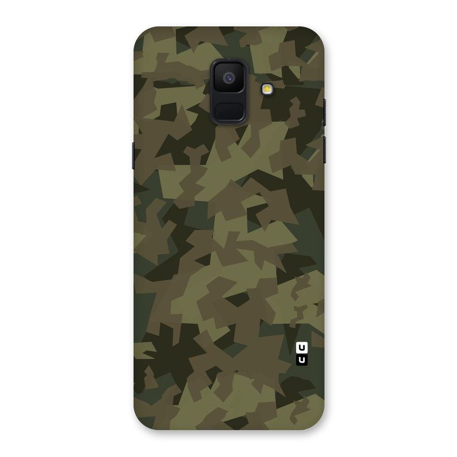 Army Abstract Back Case for Galaxy A6 (2018)