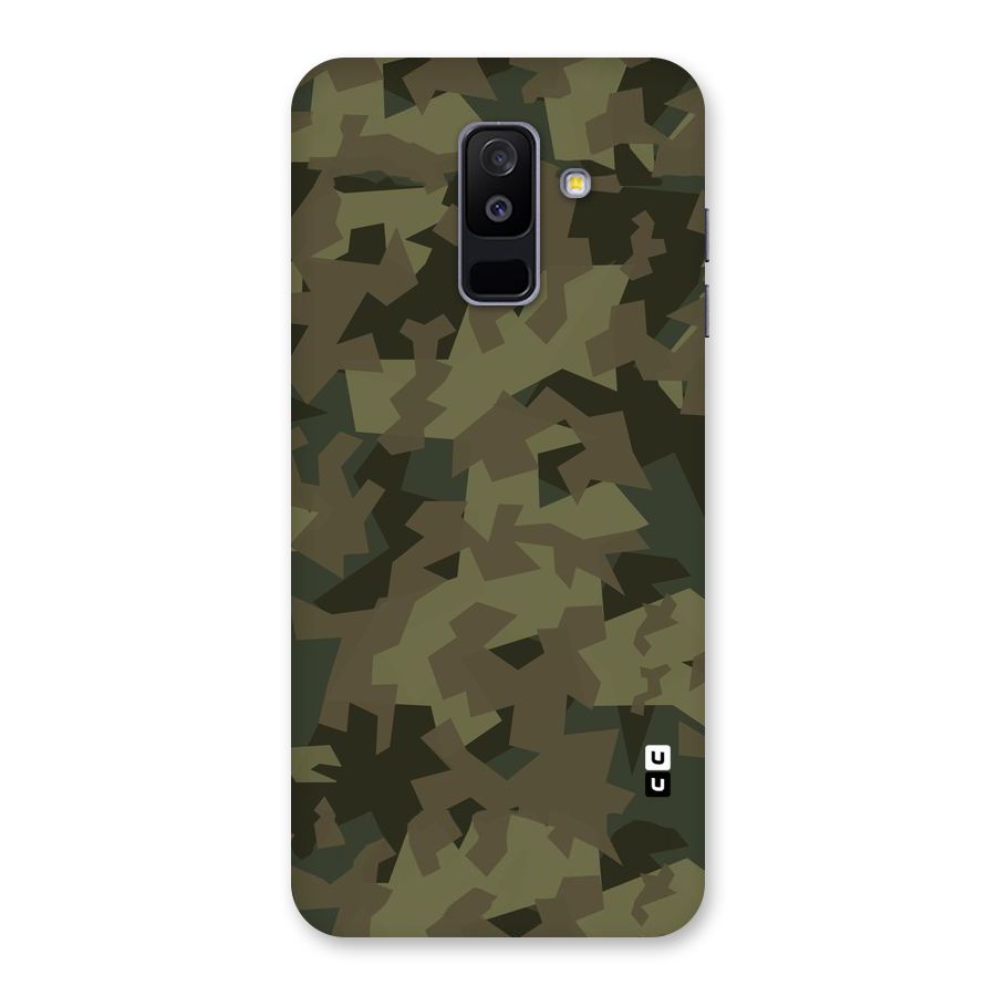 Army Abstract Back Case for Galaxy A6 Plus
