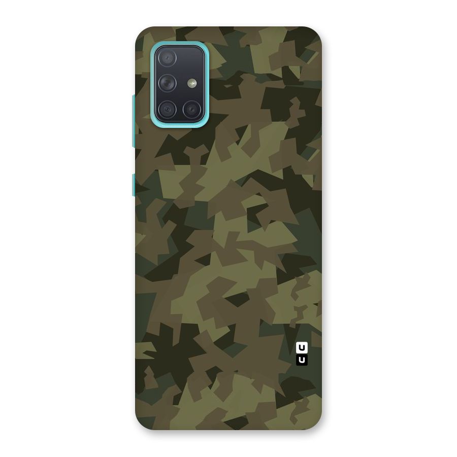 Army Abstract Back Case for Galaxy A71