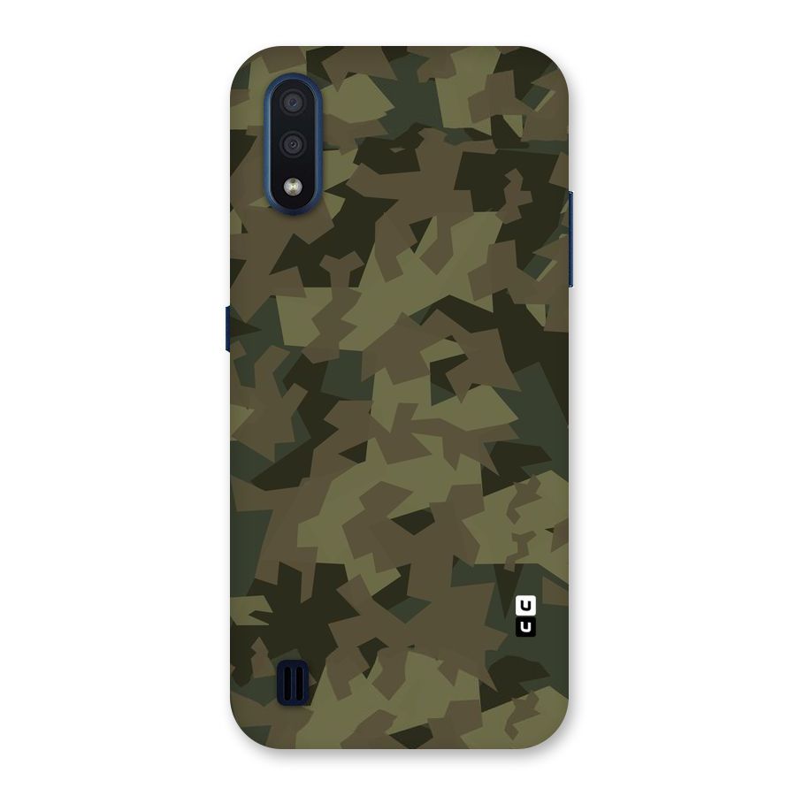 Army Abstract Back Case for Galaxy M01
