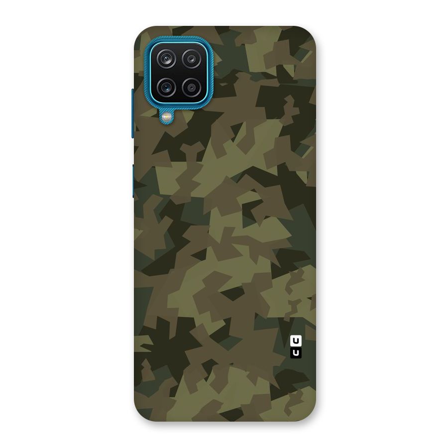 Army Abstract Back Case for Galaxy M12