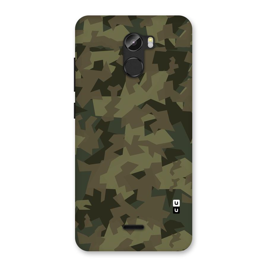 Army Abstract Back Case for Gionee X1